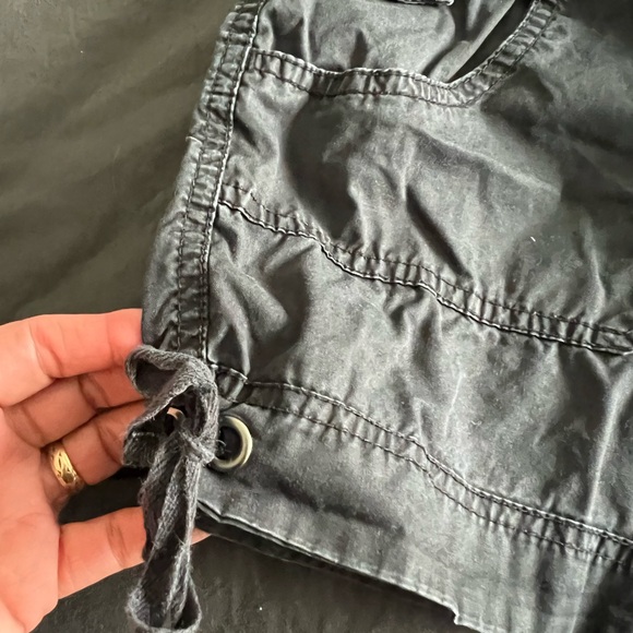 Maurices Charcoal Cargo Shorts - Picture 3 of 5